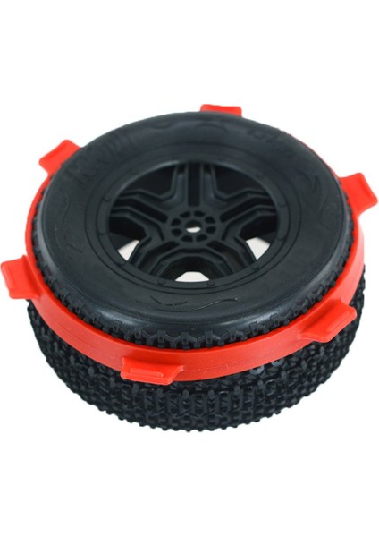Adet Kauçuk Lastik Montaj Tutkal Bantları Çapı 85MM Rc Parçaları İçin 1/8 Buggy 1/10 Kısa Ders Kamyon Aksesuarları Araçları Kırmızı (Yurt Dışından)