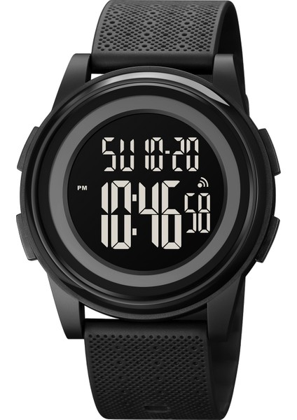 Erkekler Günlük Geri Sayım Spor Saatleri LED Işık Chrono Çalar Saat 5bar Suya Dayanıklı Dijital Kol Saati (Yurt Dışından)