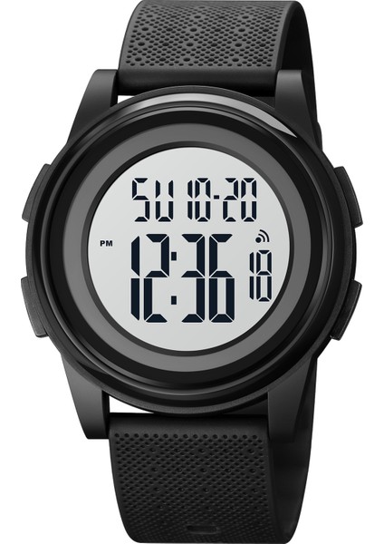 Erkekler Günlük Geri Sayım Spor Saatleri LED Işık Chrono Çalar Saat 5bar Suya Dayanıklı Dijital Kol Saati (Yurt Dışından)