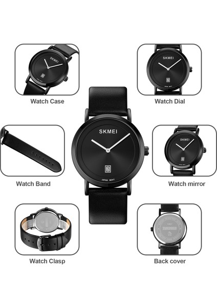 Japonya Kuvars Hareketi Izle Erkekler Saatler Su Geçirmez Basit Deri Kayış Tarihi (Yurt Dışından) fiyatları