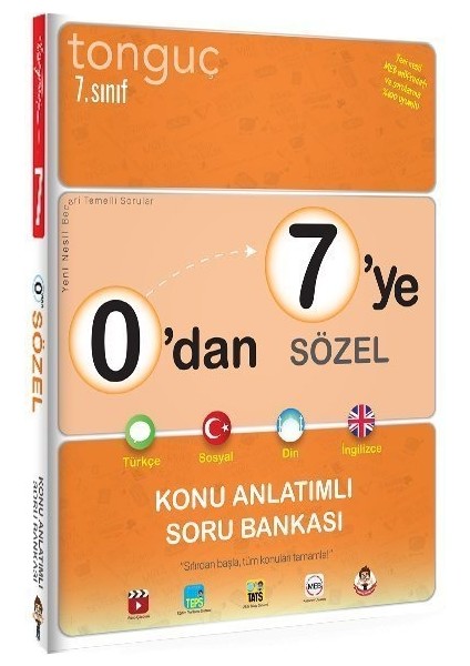 0'dan 7'ye Sözel Konu Anlatımlı Soru Bankası