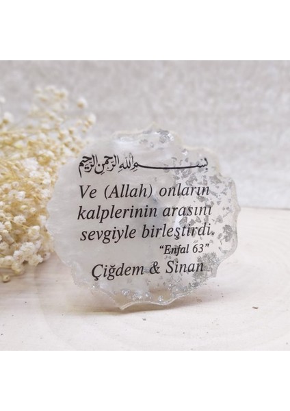 30 Adet Epoksi Nikah Şekeri Magnet