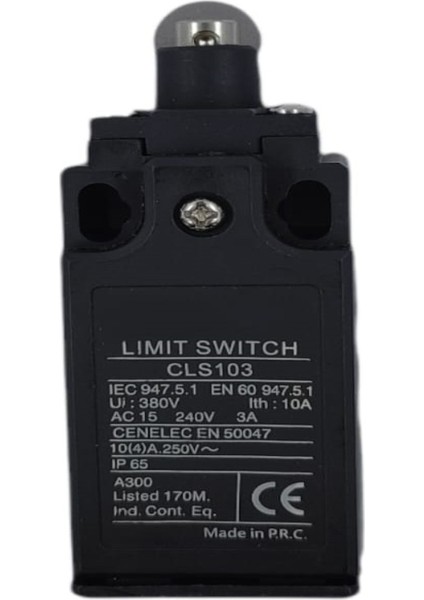 CLS-103 Plastik Gövdeli Limit Switch