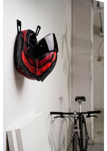 Siyah Motosiklet Kask Tutucu, Kask Askısı fiyatları