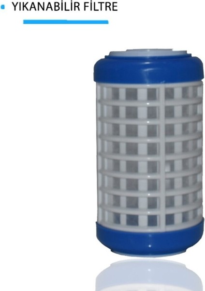 Daire Bina Sayaç Girişi 5" Inch 1 Aşama ( Yıkanabilir ) Yedek Filtre Seti