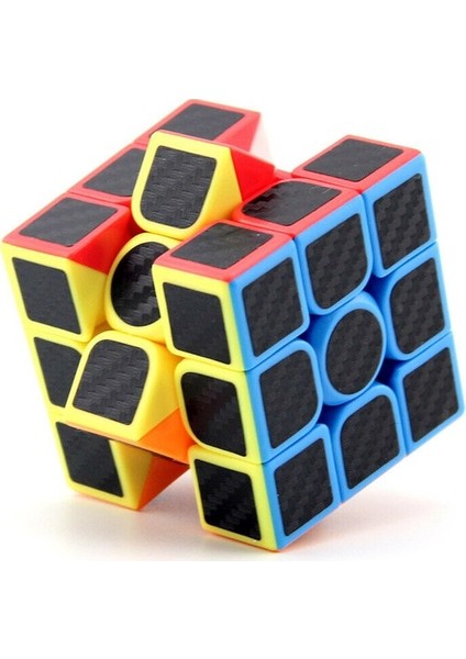 3x3 Karbon Fiber Rubik Küp Parlak Zeka Küpü