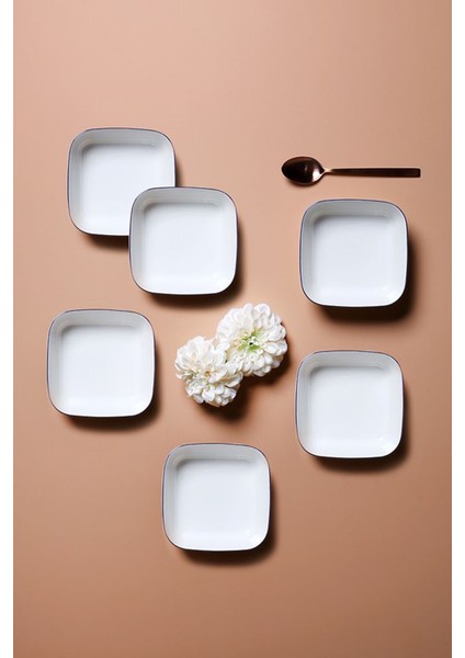 Blue Stripe 6'lı Kase Seti 12X12CM