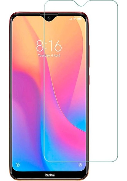 Xiaomi Redmi 8 Ekran Koruyucu 2 Adet Temperli Kırılmaz Cam