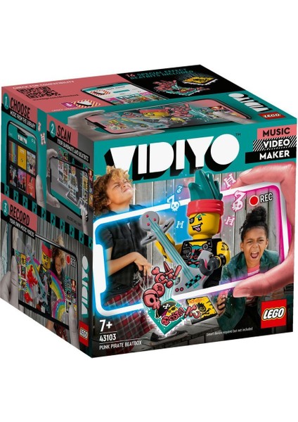 43103 LEGO Vidiyo™ Punk Pirate Beatbox / 73 Parça / +7 Yaş