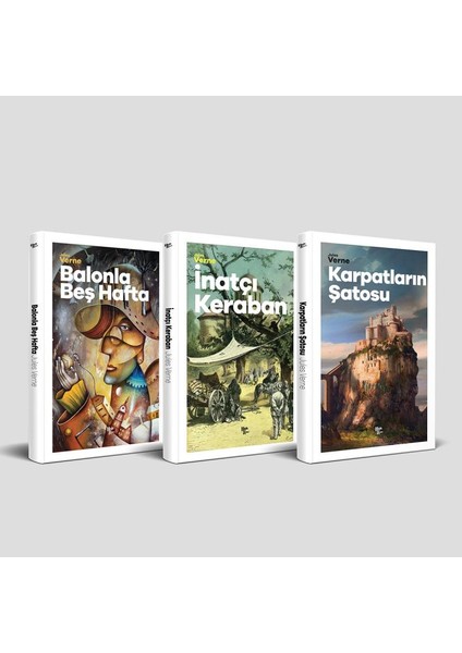 Çok Sevilen Jules Verne Öyküleri 1 - 3 Kitap