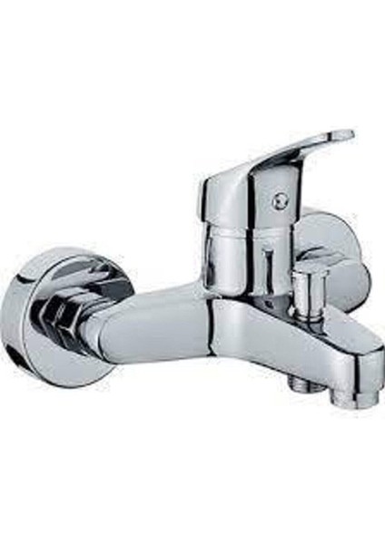 Krom Mix Banyo Duş Musluğu Çeşmesi Bataryası