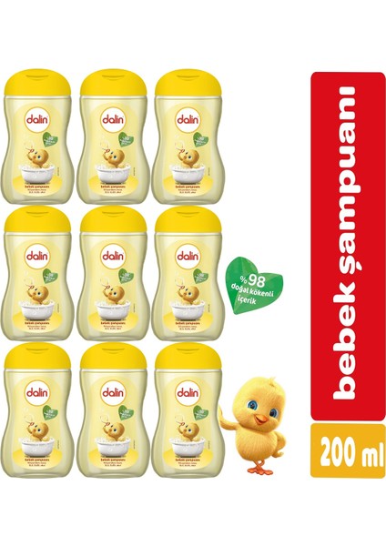 Bebek Şampuanı Klasik 200ML (9 Lu Set)