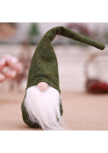 Noel Noelleri Isveçli Tomte Noel Baba Bebek Noel Dekorasyon Yeşil (Yurt Dışından) fırsatları