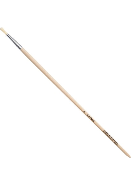 Domuz Kılı Yuvarlak Silindir Uçlu Akrilik Yağlı Boya Fırçası Seri 7779 No6