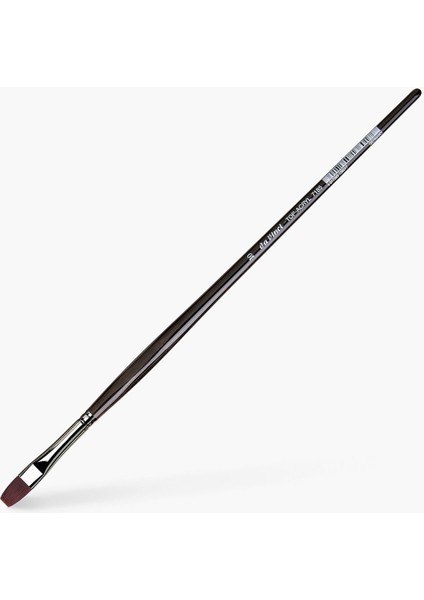 Top Acryl Sentetik Düz Akrilik Yağlı Boya Fırçası Seri 7185 NO10
