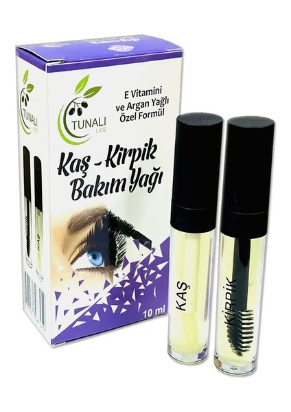 Tunalı Life Kaş ve Kirpik Bakım Yağı 10 + 10 ml - 2 Adet