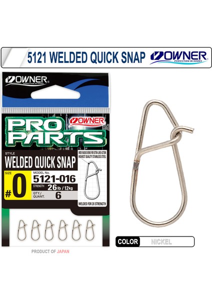 5121 Welded Quıck Snap