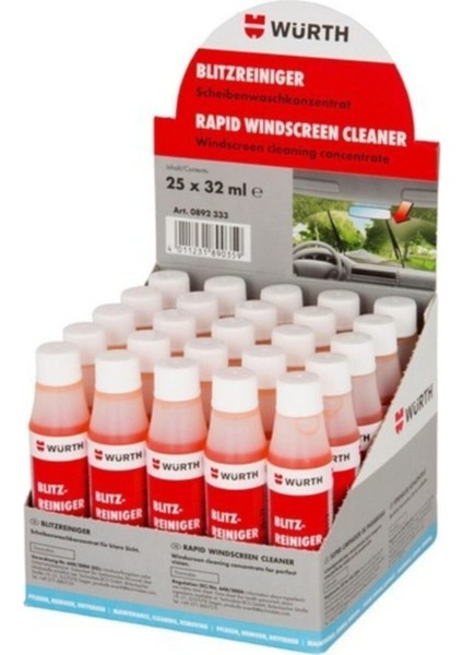 Konsantre Cam Temizleme Sabunu 32 ml 10'lu fiyatları