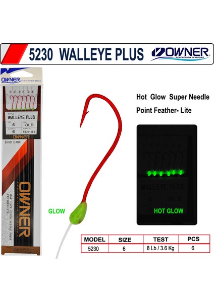 5230 Ghost Leader Walleye Plus Hazır Takım