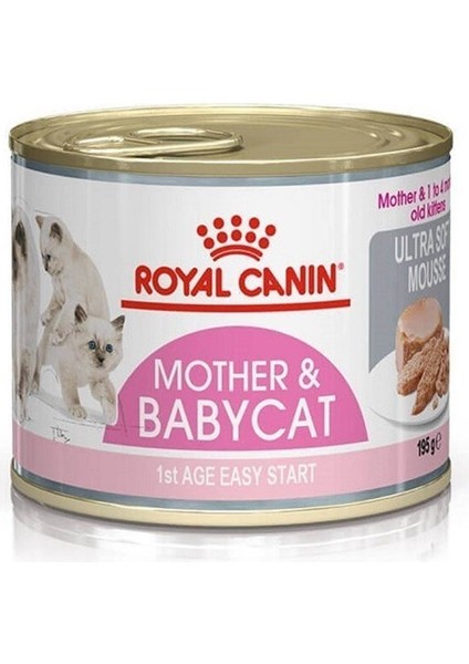 Royal Canin Mother Babycat Konserve 195 gr