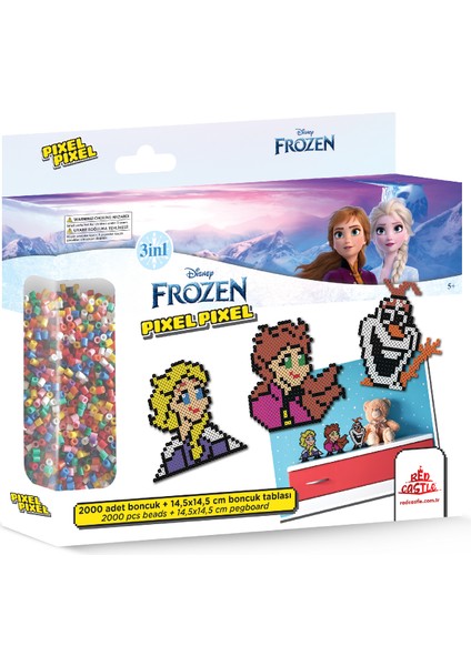 Boncuk Eğitici, Eğlenceli Boncuk Aktivite Ve Etkinlik Oyuncak Seti, Disney Frozen BB29-01