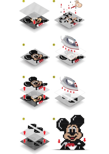 Eğitici, Eğlenceli Boncuk Aktivite ve Oyuncak Seti, Disney Mickey & Friends BB29-03 modelleri