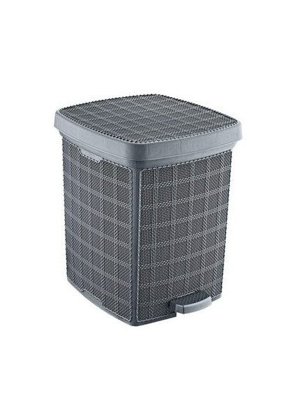 Jute 3lü Pedallı Çöp Kovası Setı