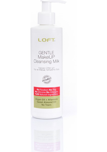 2in1 Hassas Ciltler Için Yüz ve Makyaj Temizleme Sütü + Yüz Nemlendirici 200 Ml.