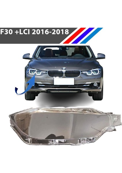 Bmw F30 + Lcı Ön Sağ Far Camı 2016 - 2018 fiyatları