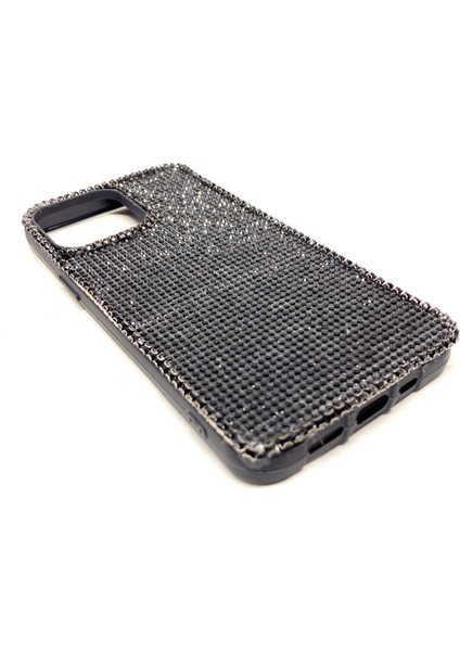 iPhone 13 Pro Max Swarovski Kristal Taşlı Bayan Siyah Telefon Kılıfı Siyah Taşlı fiyatları