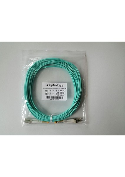 SFPTÜRKİYE I Mm Om3 Lc-Lc Dx Patch Kablo - Tekli Paket