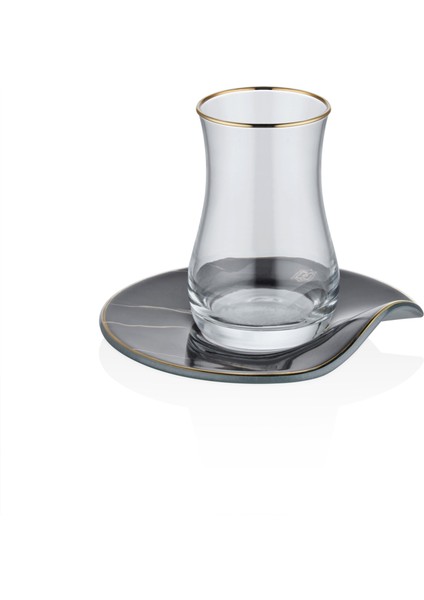N3254 Marble Plus 6 Kişilik Çay Seti