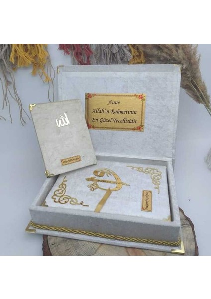 Kadife Kutulu Kuran-I Kerim Seti - Ahmed Hüsrev Altınbaşak (Ciltli)