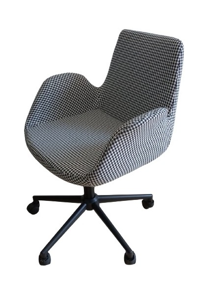 Büro Sandalyesi Döküm Süngerli Siyah Metal Ayaklı fırsatları