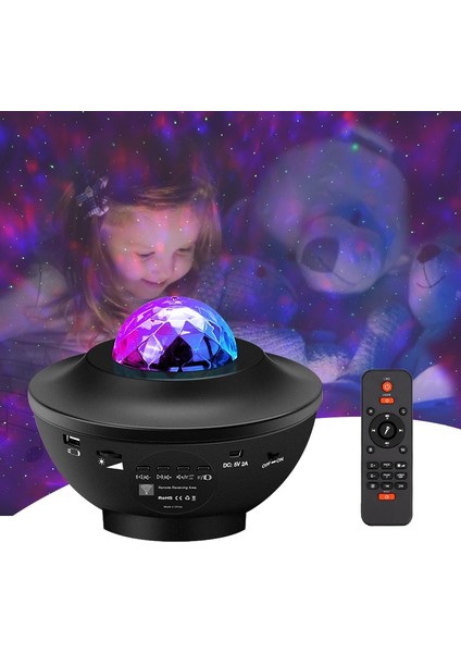 Starry Sky Galaxy Projektör Gece Lambası Oda Dekoru (Yurt Dışından) fiyatları
