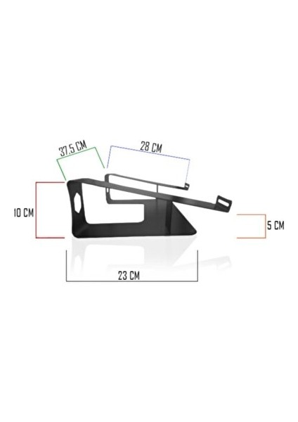 Metal Notebook Laptop Standı Metal Notebook Laptop Yükseltme Stant