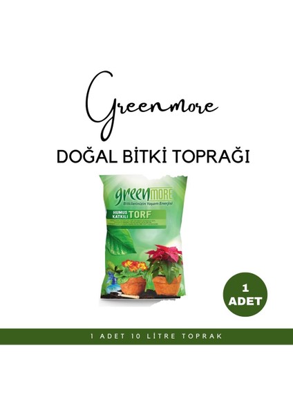 Bitki Toprağı Çiçek Toprağı Torf Humus Katkılı 10 Lt