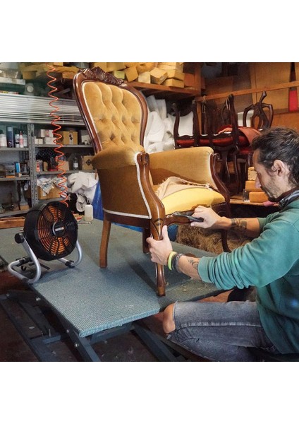 WX095 20 VOLT 2.0AH. Li-Ion 242 MM Profesyonel Hibrit Şantiye Fanı Vantilatör modelleri