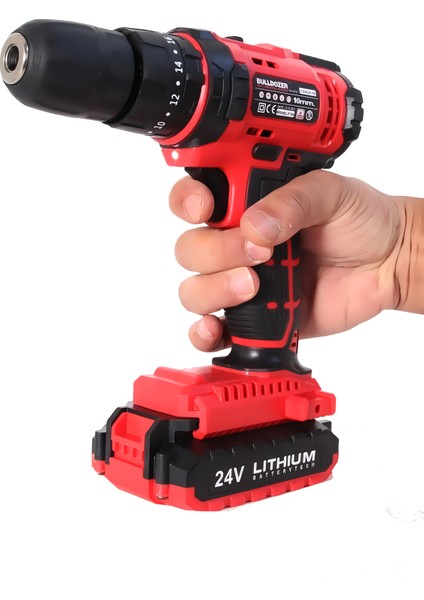 Reddrag24vr Darbeli Çift Akülü Vidalama Matkap Bpt-Rdrg12p2