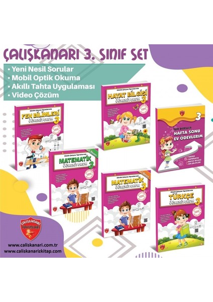 Çalışkan Arı Yayınları 3.Sınıf Öğreniyoruz Set