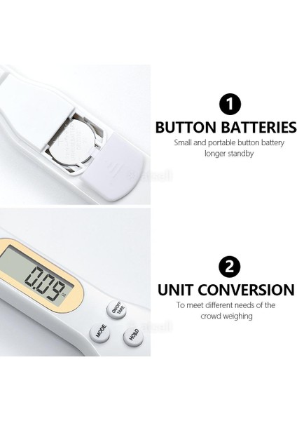 Elektronik Mutfak Terazisi 500G 0.1g LCD - Beyaz (Yurt Dışından) modelleri