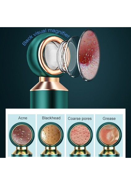Siyah Nokta Temizleme Makinesi Gözenek Temizleyici USB Güzellik Cihazı Siyah Nokta Kaldırma ve Akne Cilt Bakım Cihazı (Yurt Dışından)