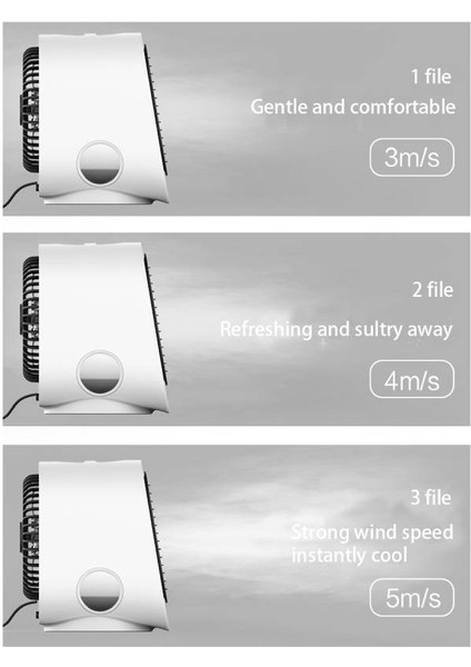 USB Mini Hava Soğutucu - Beyaz (Yurt Dışından)