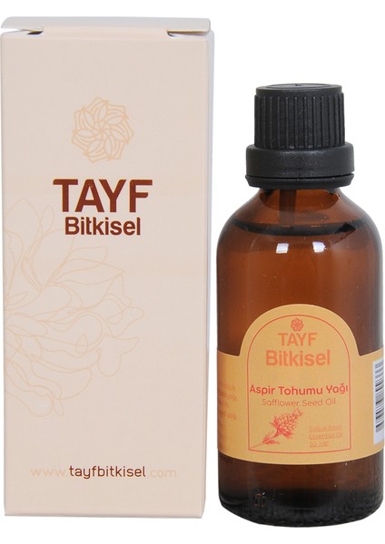 Tayf Bitkisel Soğuk Sıkım Aspir Yağı Saf 50 ml