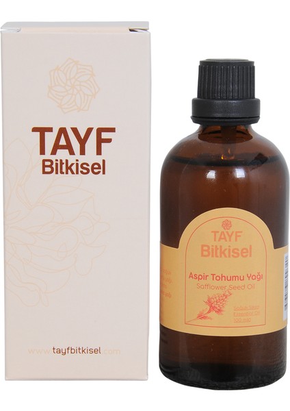 Tayf Bitkisel Soğuk Sıkım Aspir Yağı Saf 100 ml