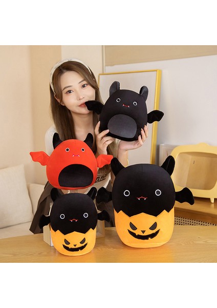 30CM Kabak Yarasa Bebek Peluş Oyuncak Cadılar Bayramı (Yurt Dışından)