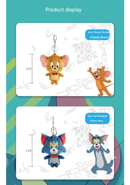 Prodigy Toy 12CM Tom & Jerry Oyuncakpeluş (Yurt Dışından)