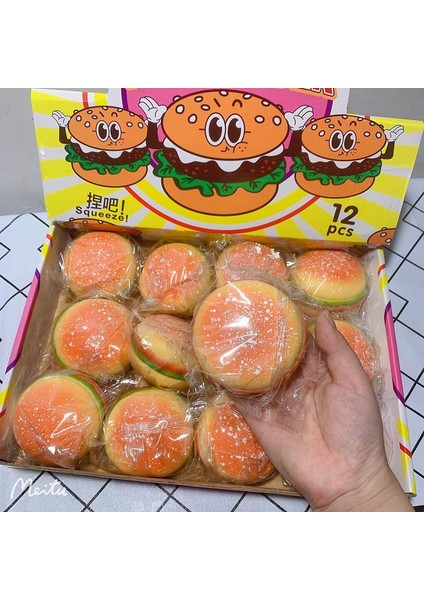 Yaratıcı Dekompresyon Hamburger Stres Oyuncak (Yurt Dışından)