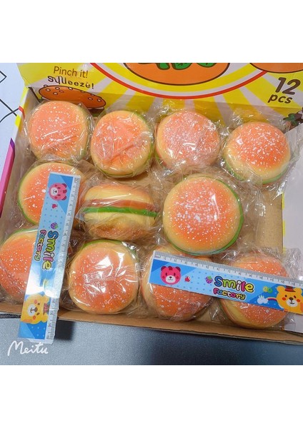 Yaratıcı Dekompresyon Hamburger Stres Oyuncak (Yurt Dışından)