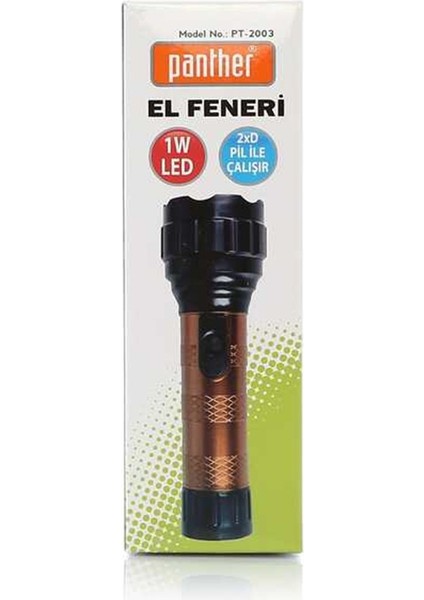Pt 2003 1W LED El Feneri